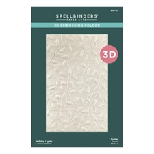 Spellbinders Embossing Folder - 3D Holiday Lights